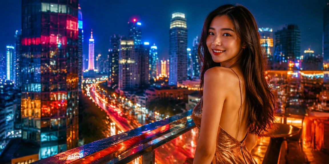 Màn hình neon ban đêm tại Hà Nội, người dùng thực hiện nạp tiền nhận thưởng trên ứng dụng e200