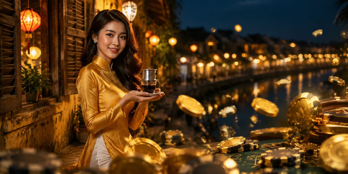 Không khí casino và cá cược tại Hội An với trang phục áo dài