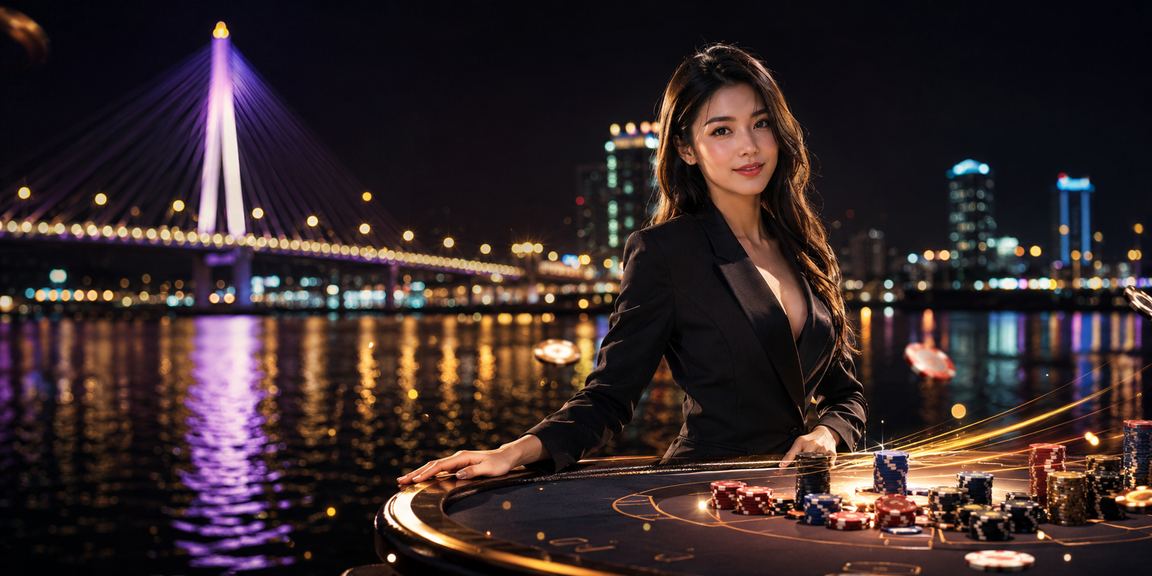 Hình ảnh cá cược và giải trí casino sôi động tại Việt Nam trong không gian hiện đại